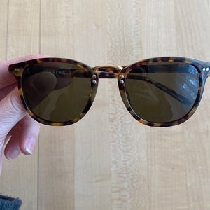 KREWE Franklin Blonde Tortoise Polarized 24K Sunglasses